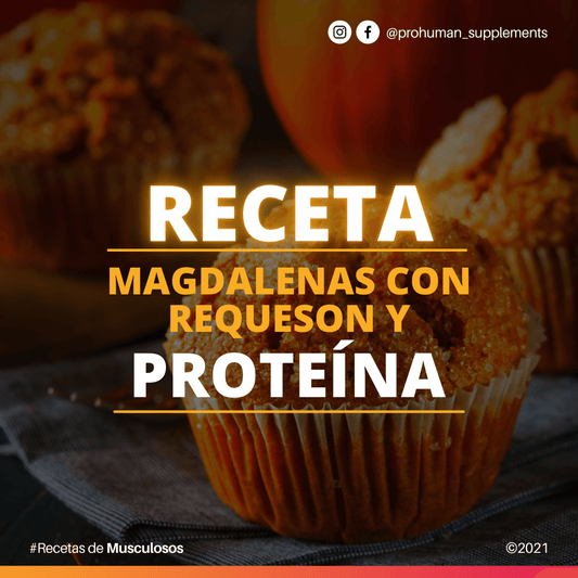 Magdalenas de Chocolate con Requesón y Proteína - Pro Human