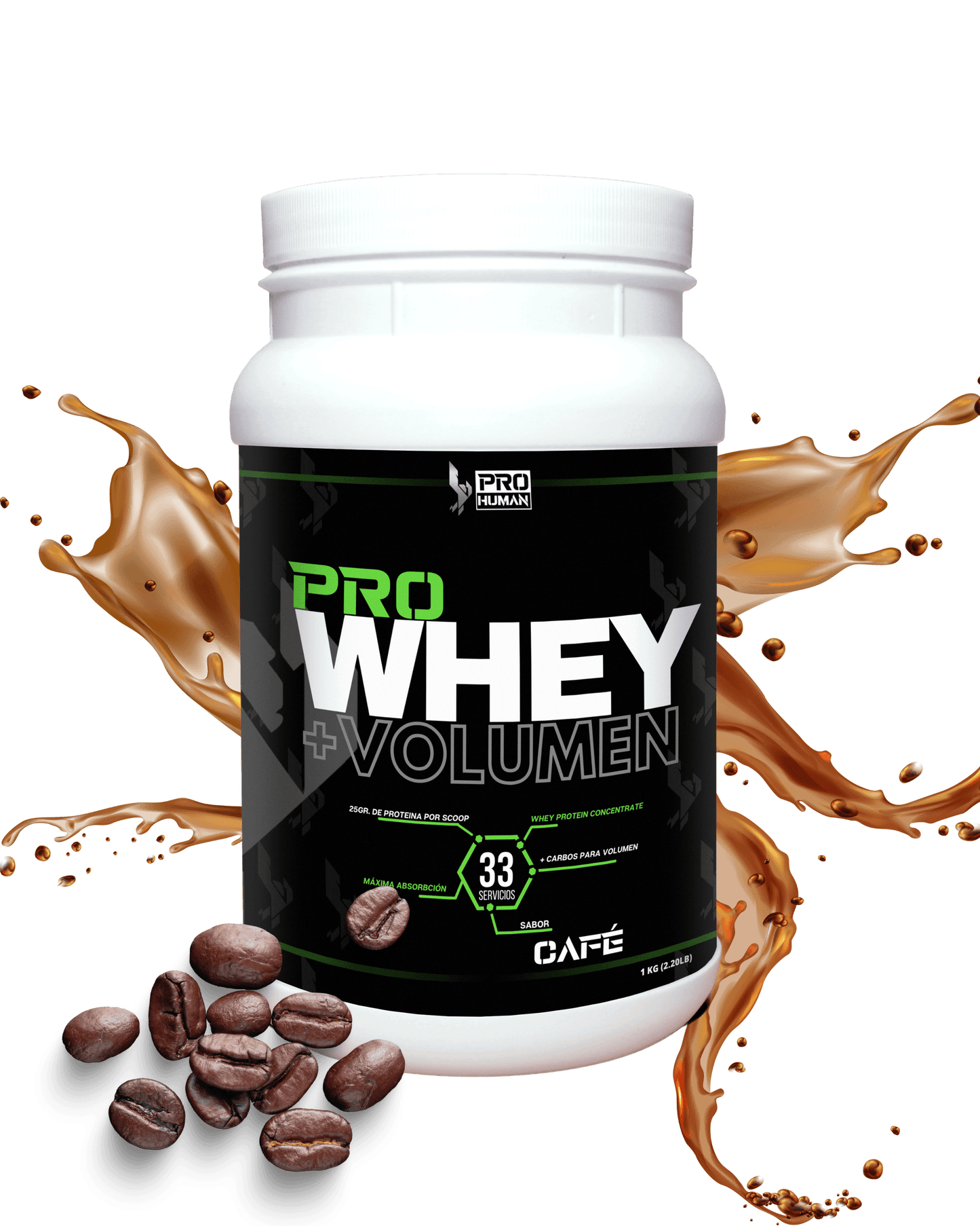 Pro WHEY +volumen 1K - Pro Human